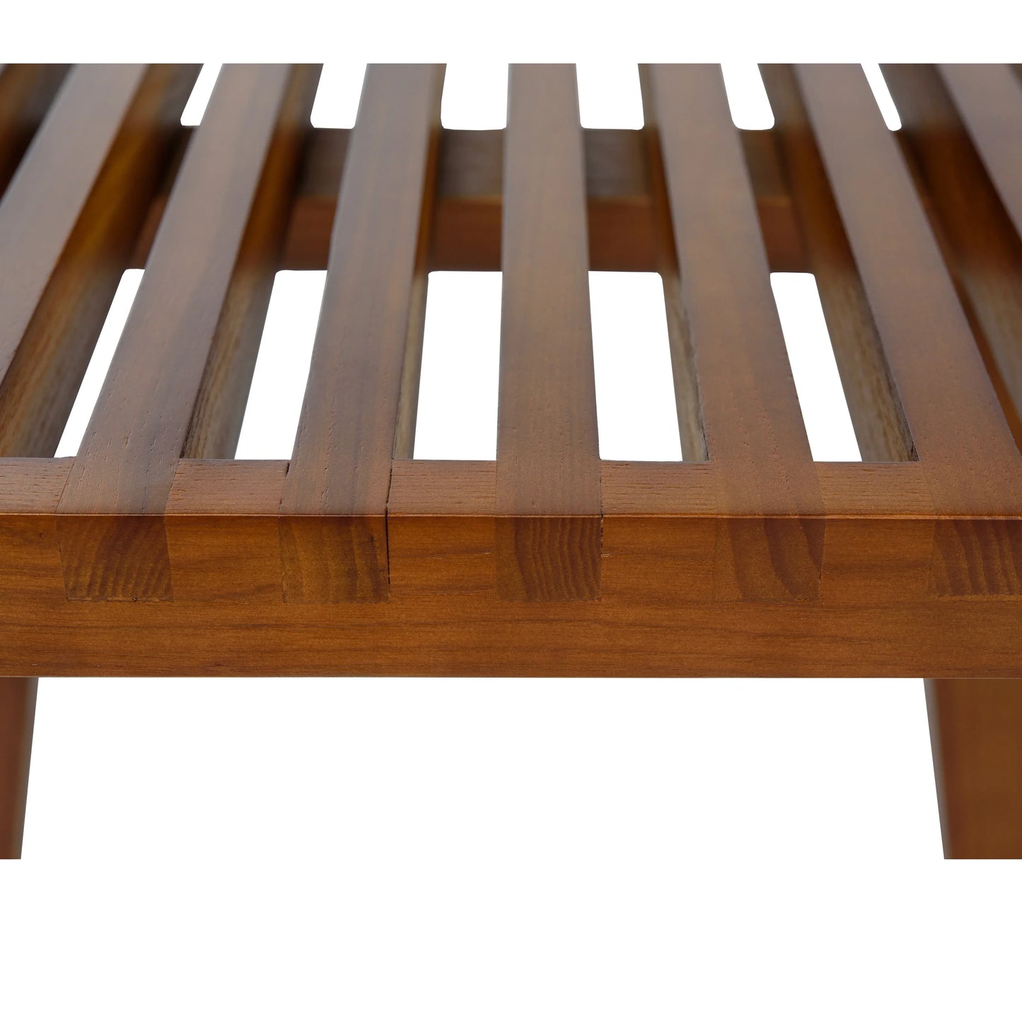 Inwood 5 Feet Platform Bench with Rubberwood Frame and Beech Wood Legs - Elax Furniture