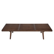 Inwood 5 Feet Platform Bench with Rubberwood Frame and Beech Wood Legs - Elax Furniture