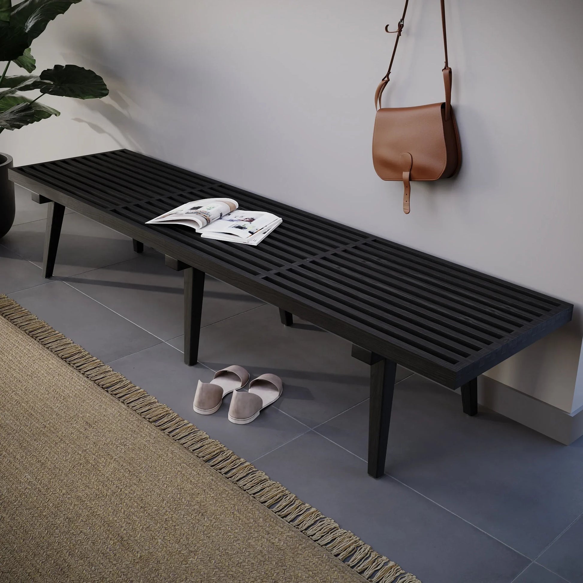 Mid-Century Inwood Platform Bench - Elax Furniture