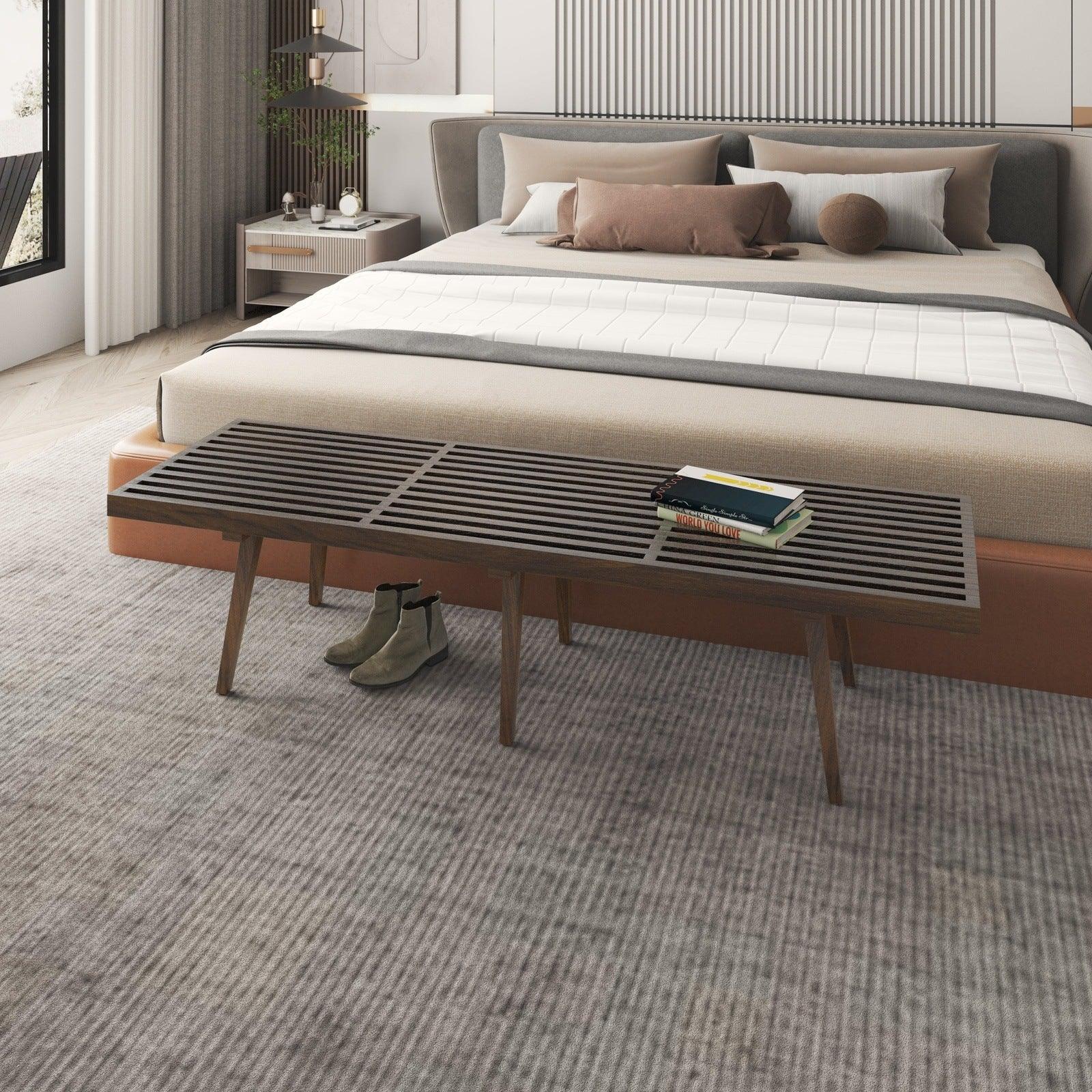 Mid-Century Inwood Platform Bench - Elax Furniture