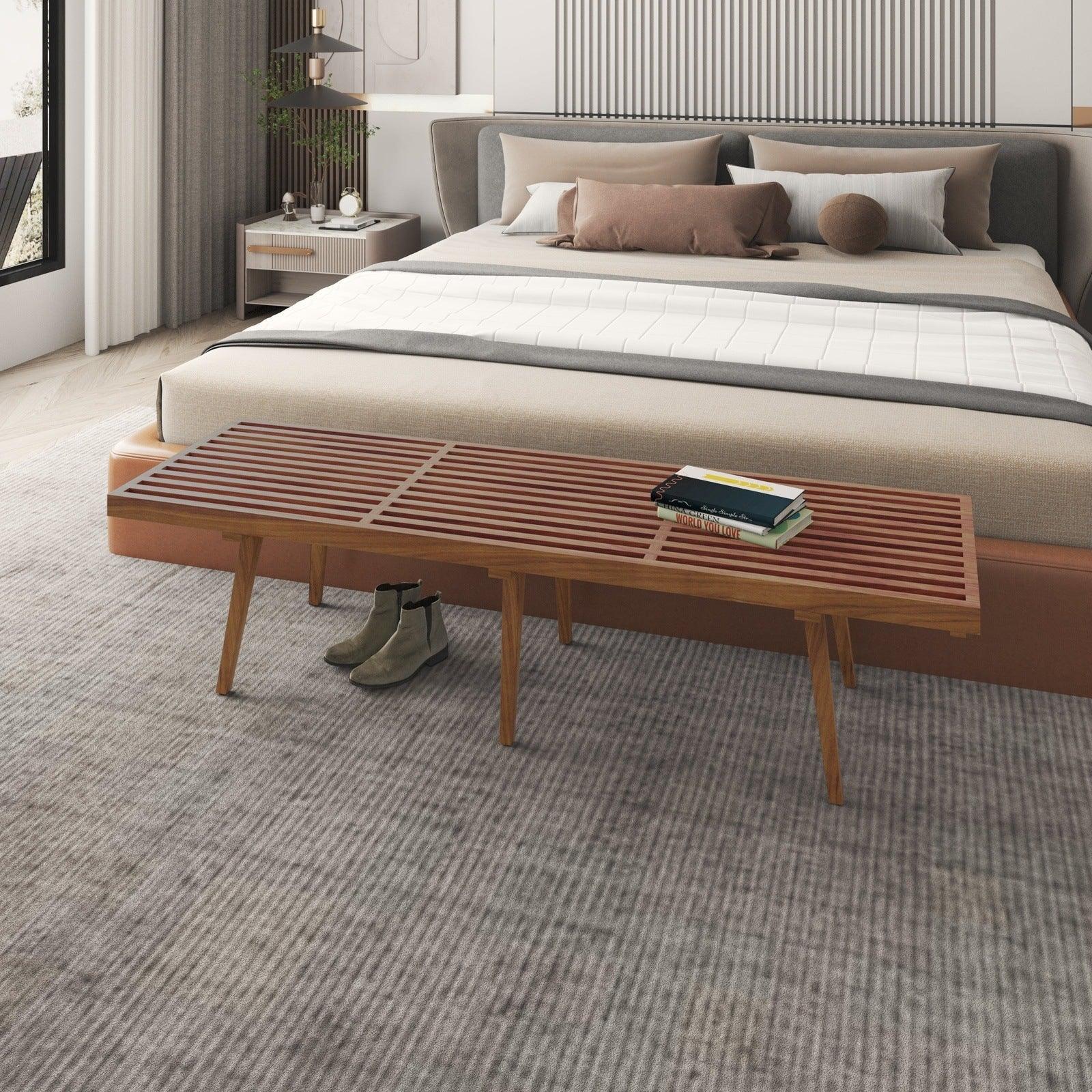 Mid-Century Inwood Platform Bench - Elax Furniture