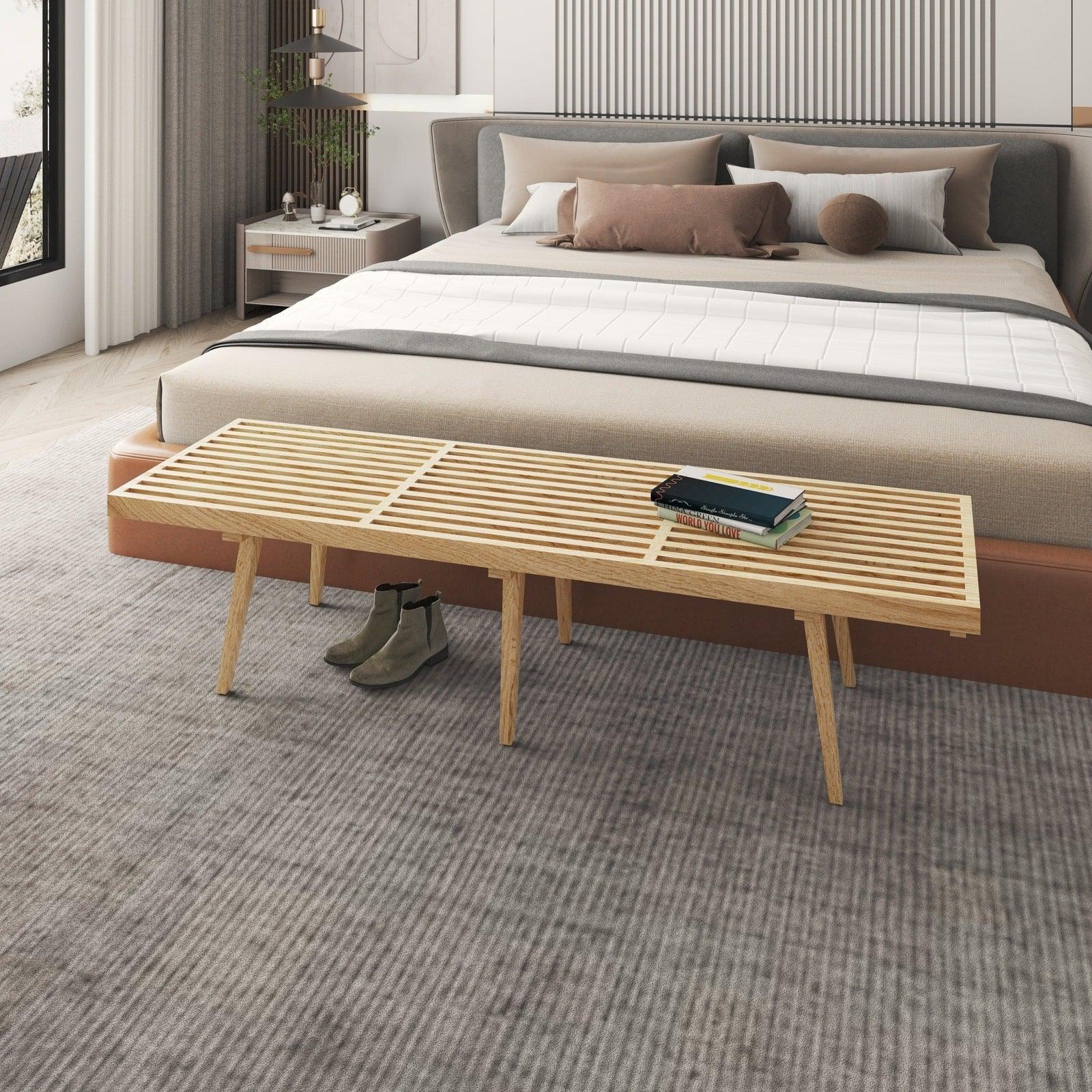 Mid-Century Inwood Platform Bench - Elax Furniture