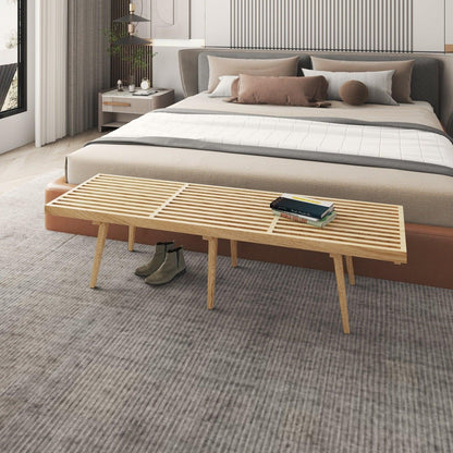 Mid-Century Inwood Platform Bench - Elax Furniture