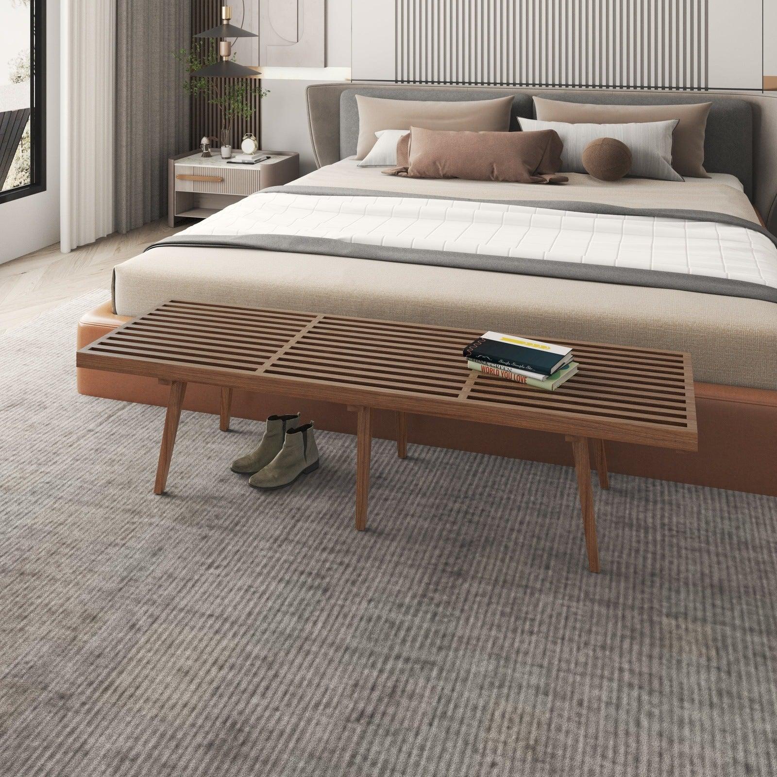 Mid-Century Inwood Platform Bench - Elax Furniture