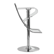 Napoli Transparent Acrylic Bar/Counter Stool, Set of 2 - Elax Furniture