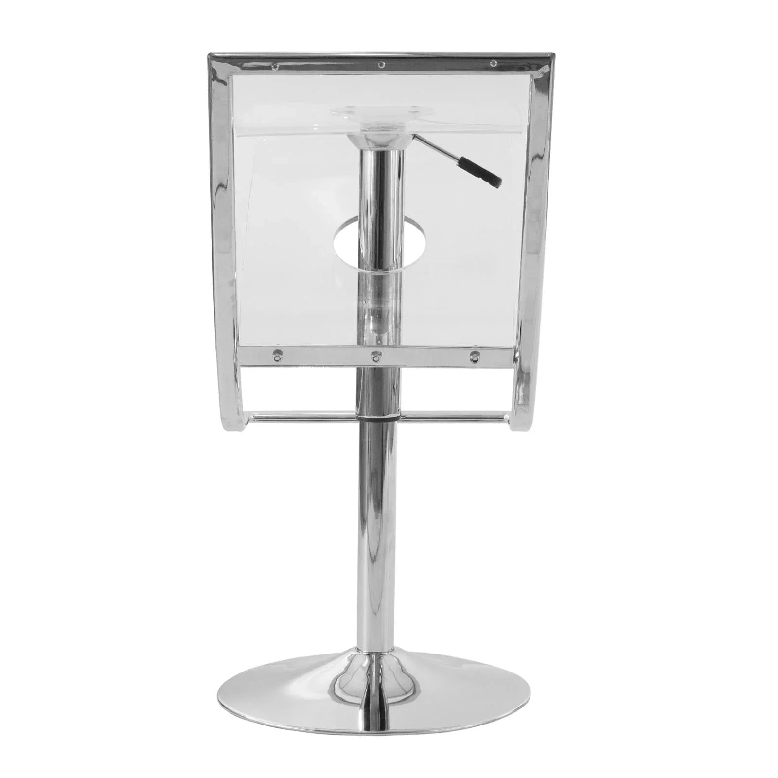 Napoli Transparent Acrylic Bar/Counter Stool, Set of 2 - Elax Furniture
