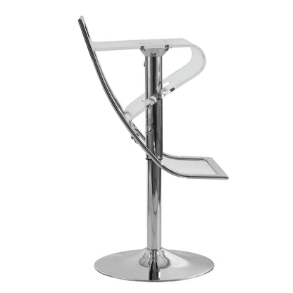 Napoli Transparent Acrylic Bar/Counter Stool - Elax Furniture