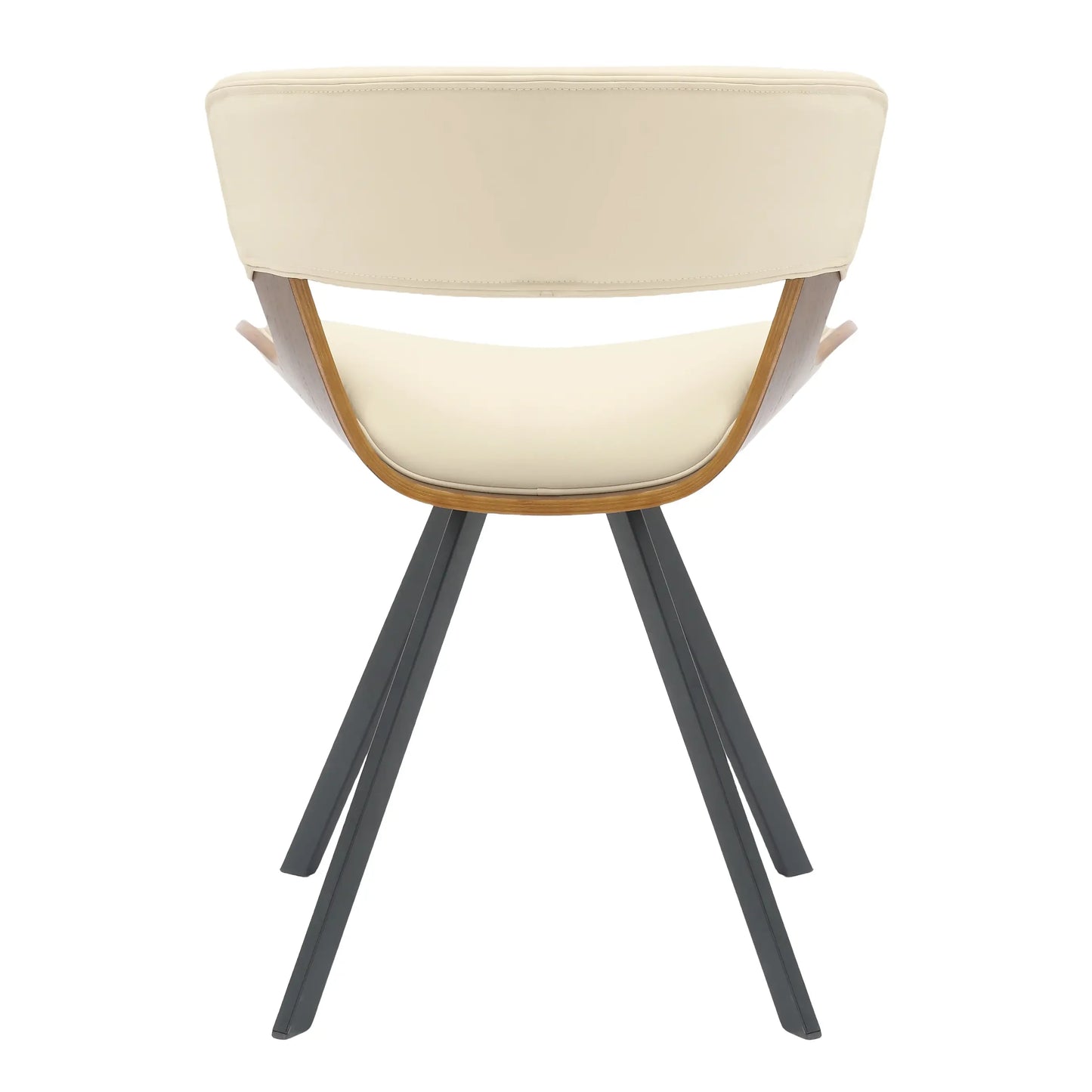 Nymia Upholstered Dining Chair with Saddle Seat and Iron Legs Set of 4 - Elax Furniture