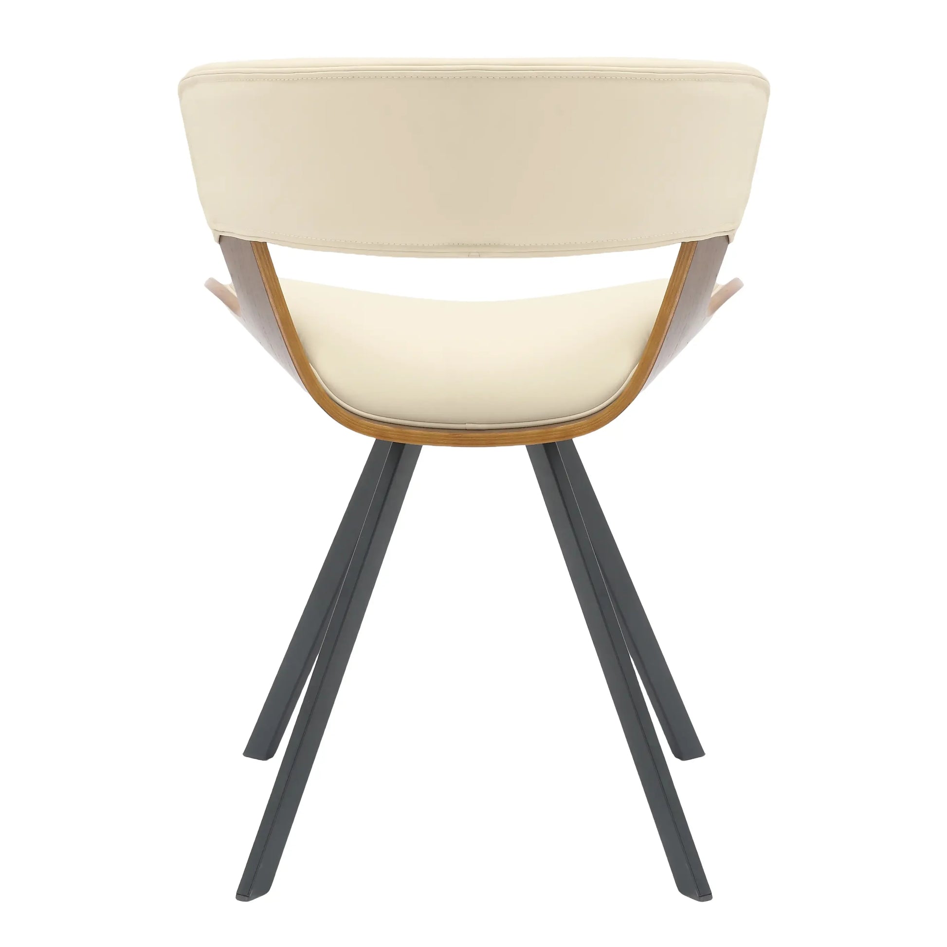 Nymia Upholstered Dining Chair with Saddle Seat and Iron Legs Set of 4 - Elax Furniture