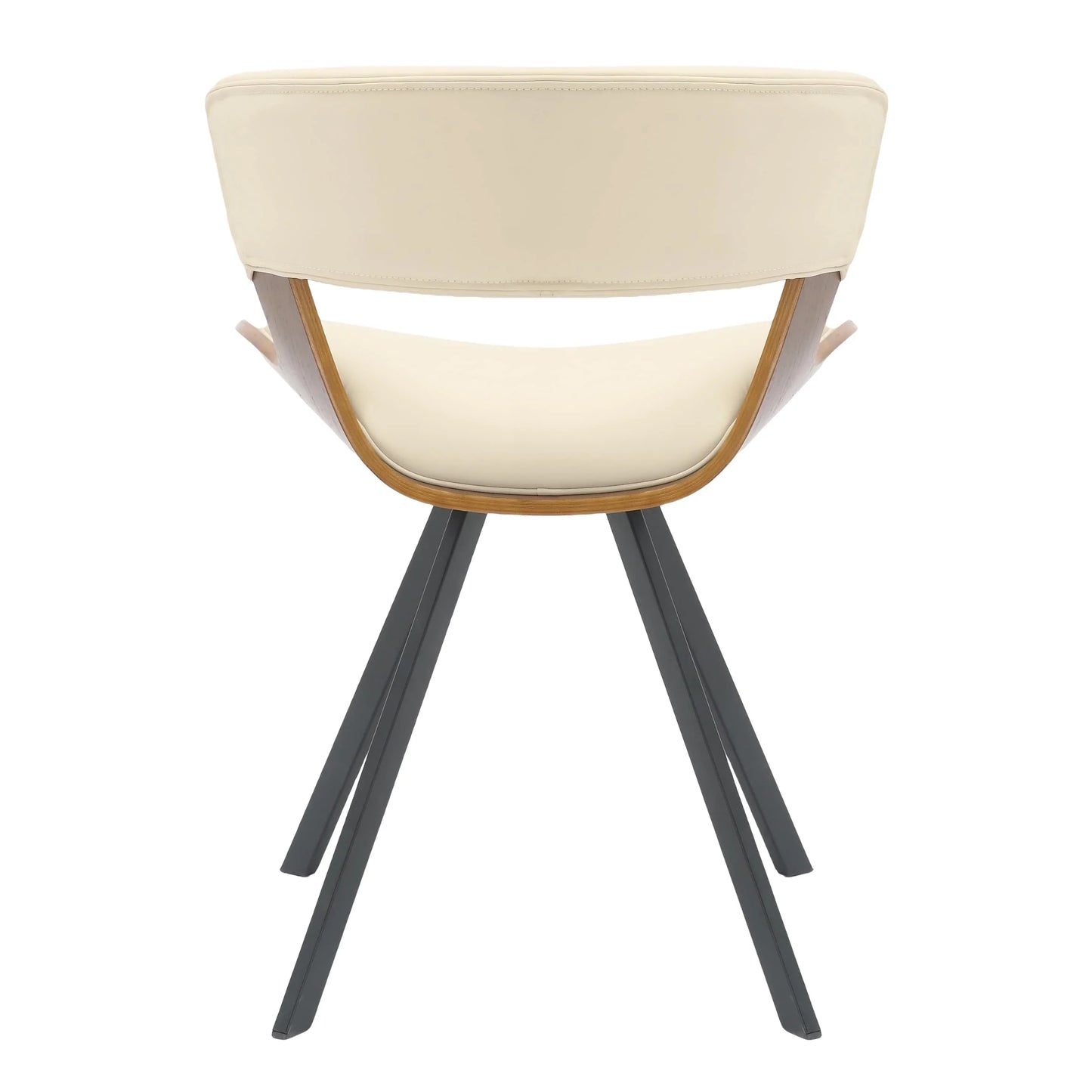 Zephry 5-Piece Dining Set with Square Dining Table White Sintered Stone Top and 4 Leather Dining Chairs - Elax Furniture