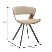 Zephry 5-Piece Dining Set with Square Dining Table White Sintered Stone Top and 4 Leather Dining Chairs - Elax Furniture