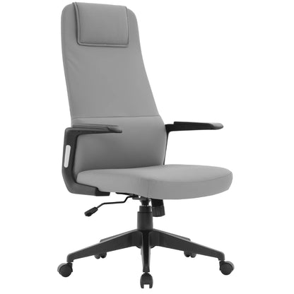 Nexa High-Back Conference Office Chair in Leather/Polyester Adjustable Height Swivel and Tilt - Elax Furniture