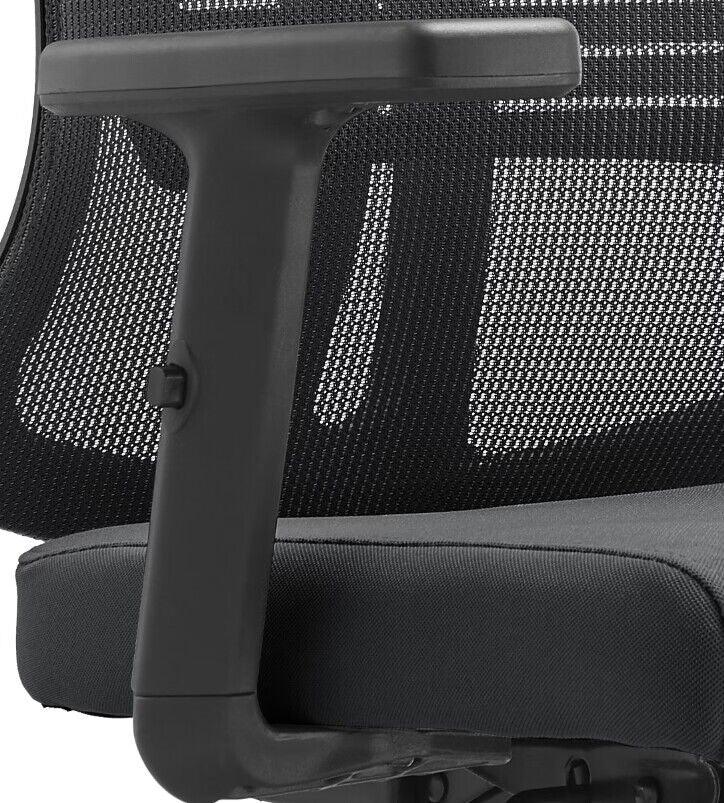 Nift Adjustable Upholstered Office Chair with Foam Filled Seat and Mesh Back and Headrest - Elax Furniture