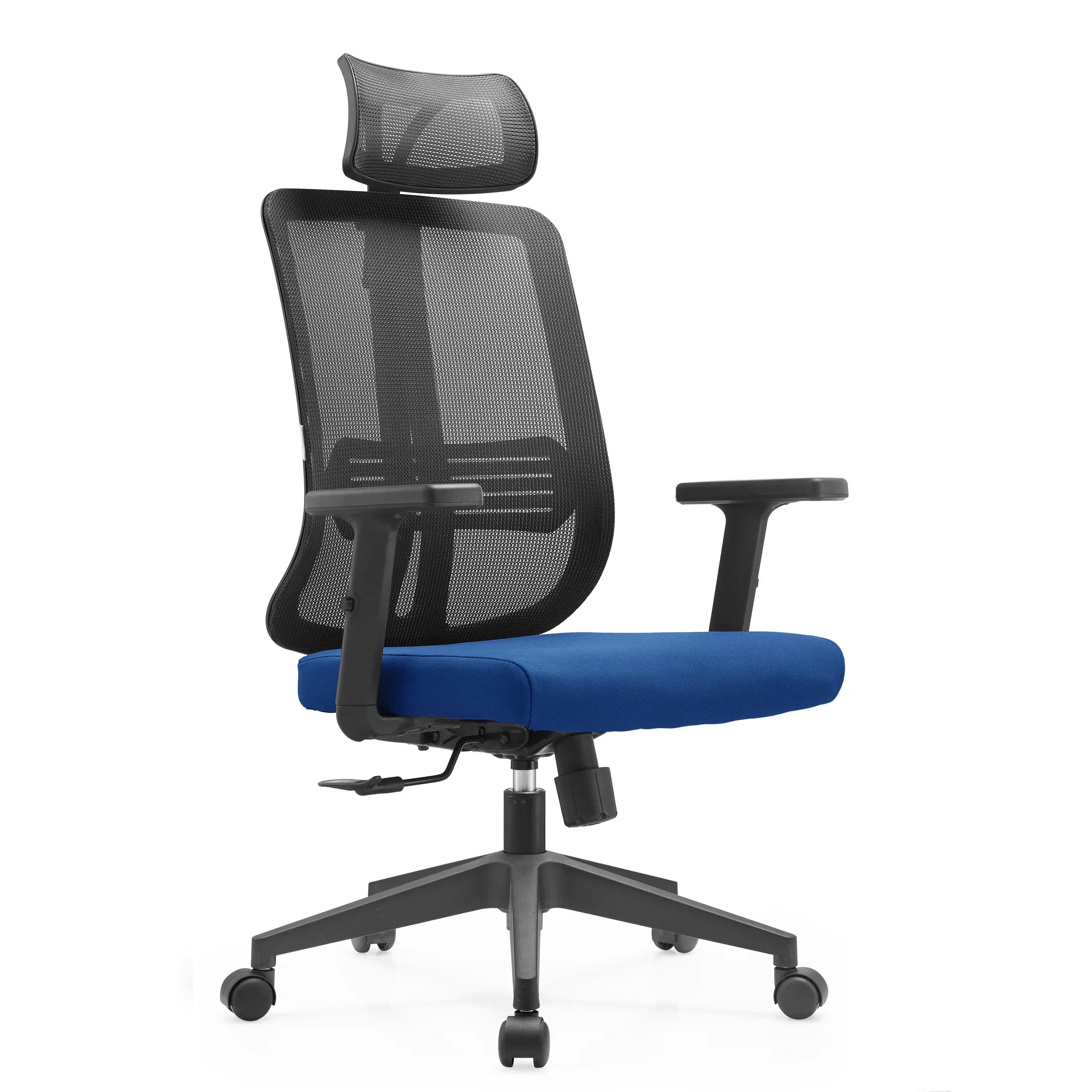 Nift Adjustable Upholstered Office Chair with Foam Filled Seat and Mesh Back and Headrest - Elax Furniture