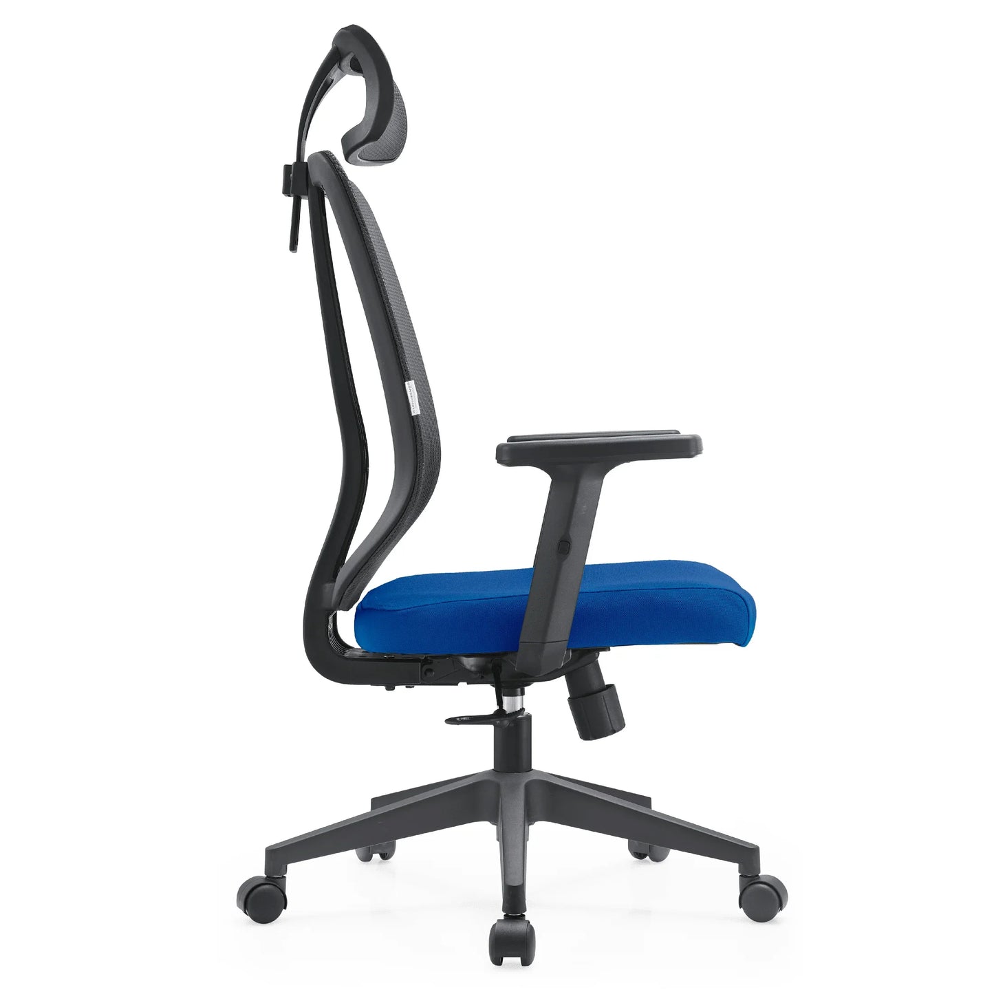 Nift Adjustable Upholstered Office Chair with Foam Filled Seat and Mesh Back and Headrest - Elax Furniture