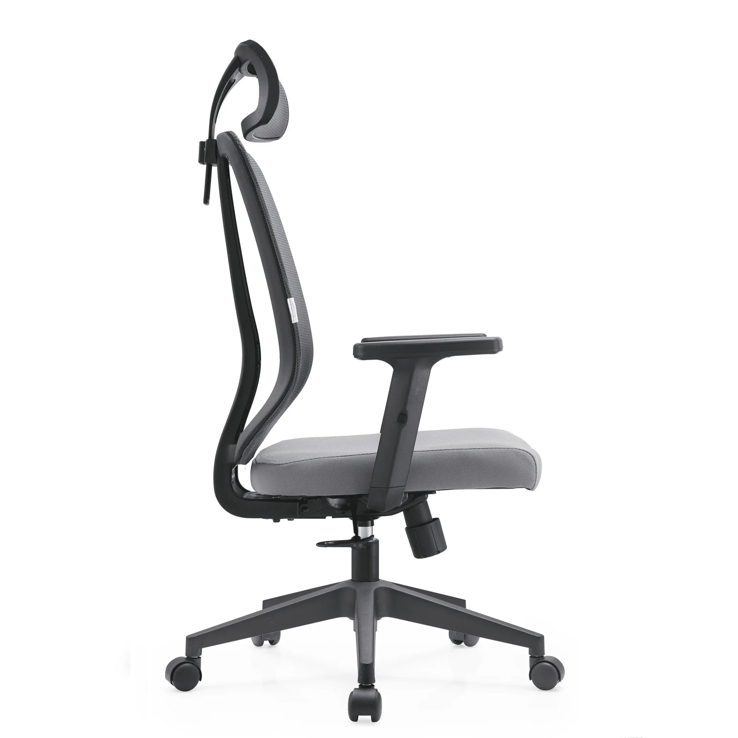 Nift Adjustable Upholstered Office Chair with Foam Filled Seat and Mesh Back and Headrest - Elax Furniture