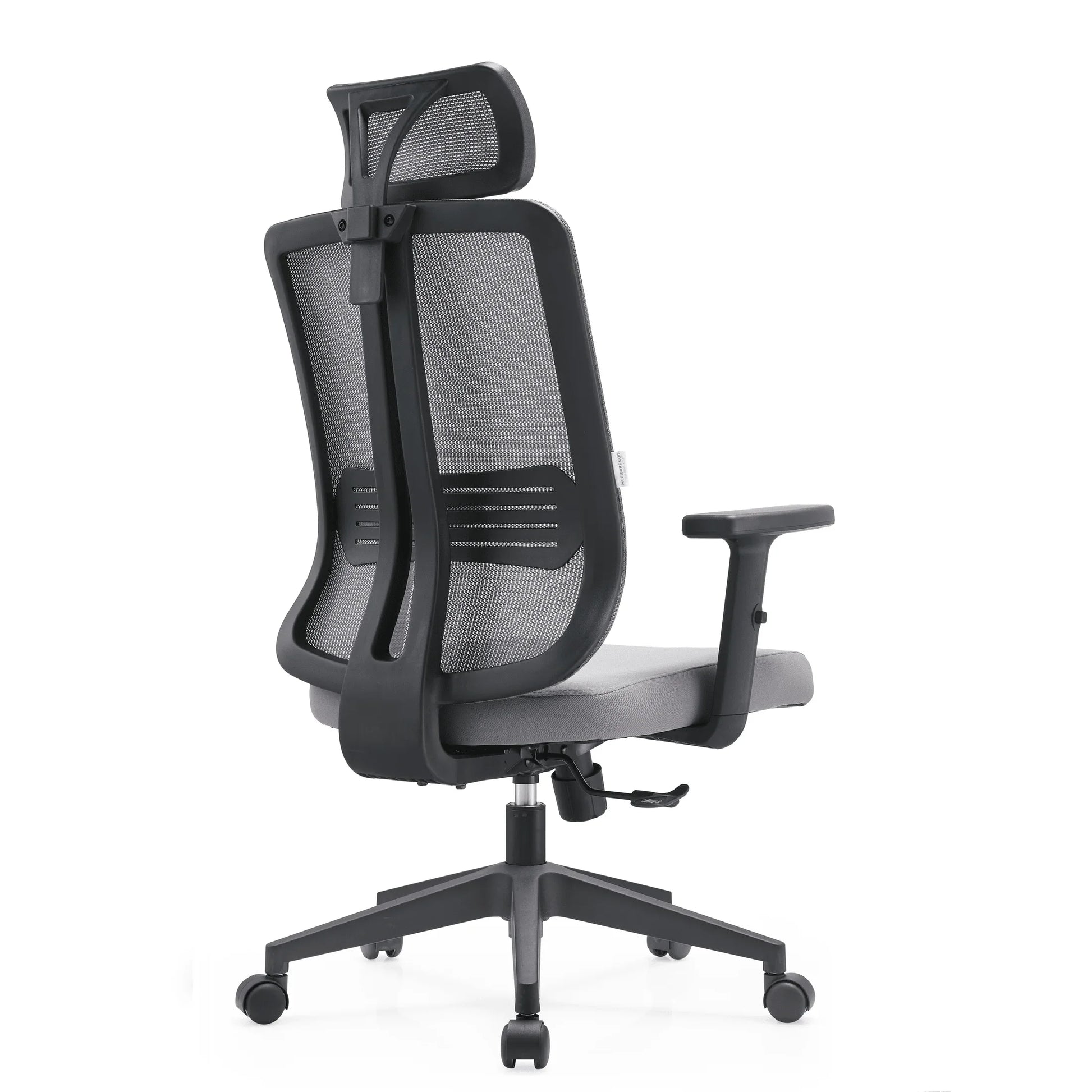 Nift Adjustable Upholstered Office Chair with Foam Filled Seat and Mesh Back and Headrest - Elax Furniture