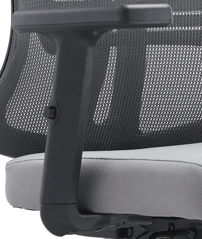 Nift Adjustable Upholstered Office Chair with Foam Filled Seat and Mesh Back and Headrest - Elax Furniture