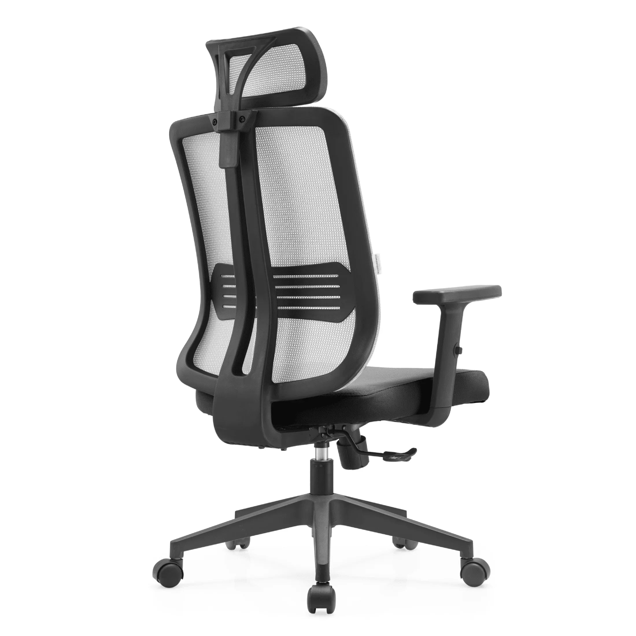 Nift Adjustable Upholstered Office Chair with Foam Filled Seat and Mesh Back and Headrest - Elax Furniture