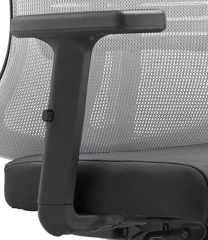 Nift Adjustable Upholstered Office Chair with Foam Filled Seat and Mesh Back and Headrest - Elax Furniture