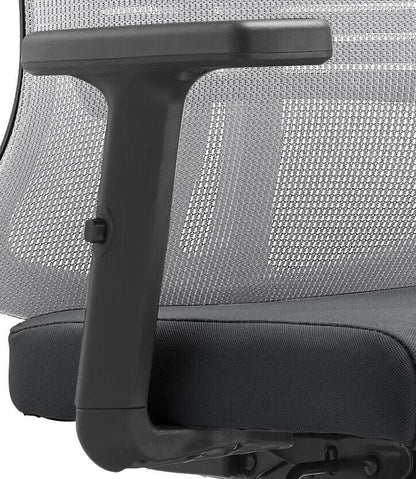 Nift Adjustable Upholstered Office Chair with Foam Filled Seat and Mesh Back and Headrest - Elax Furniture