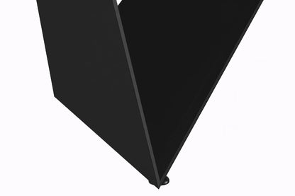 Nuvor Dining Table with Rectangular Sintered Stone/Glass Tabletop and Steel Legs - Elax Furniture