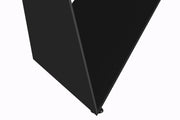 Nuvor Dining Table with Rectangular Sintered Stone/Glass Tabletop and Steel Legs - Elax Furniture