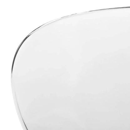 Modern Oyster Transparent Side Chair Set of 2 - Elax Furniture