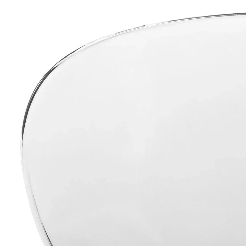 Oyster Modern Dining Side Chair with Chrome Legs - Elax Furniture