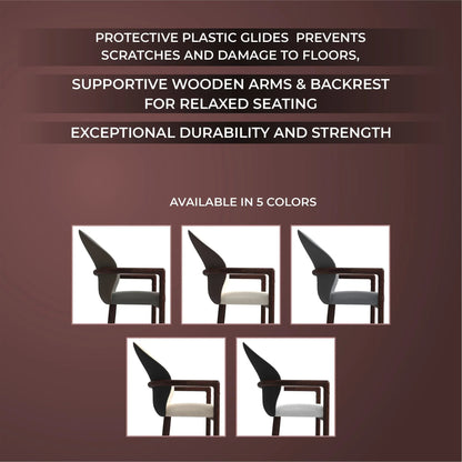 Opaline Dining Chair in Velvet or Leather Upholstery with Rubberwood Frame with Gold Accents - Elax Furniture