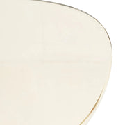 Oyster Modern Transparent Side Chair in Black Base - Elax Furniture