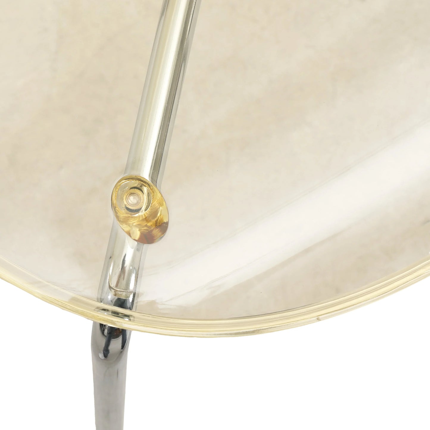 Modern Oyster Transparent Side Chair Set of 4 - Elax Furniture