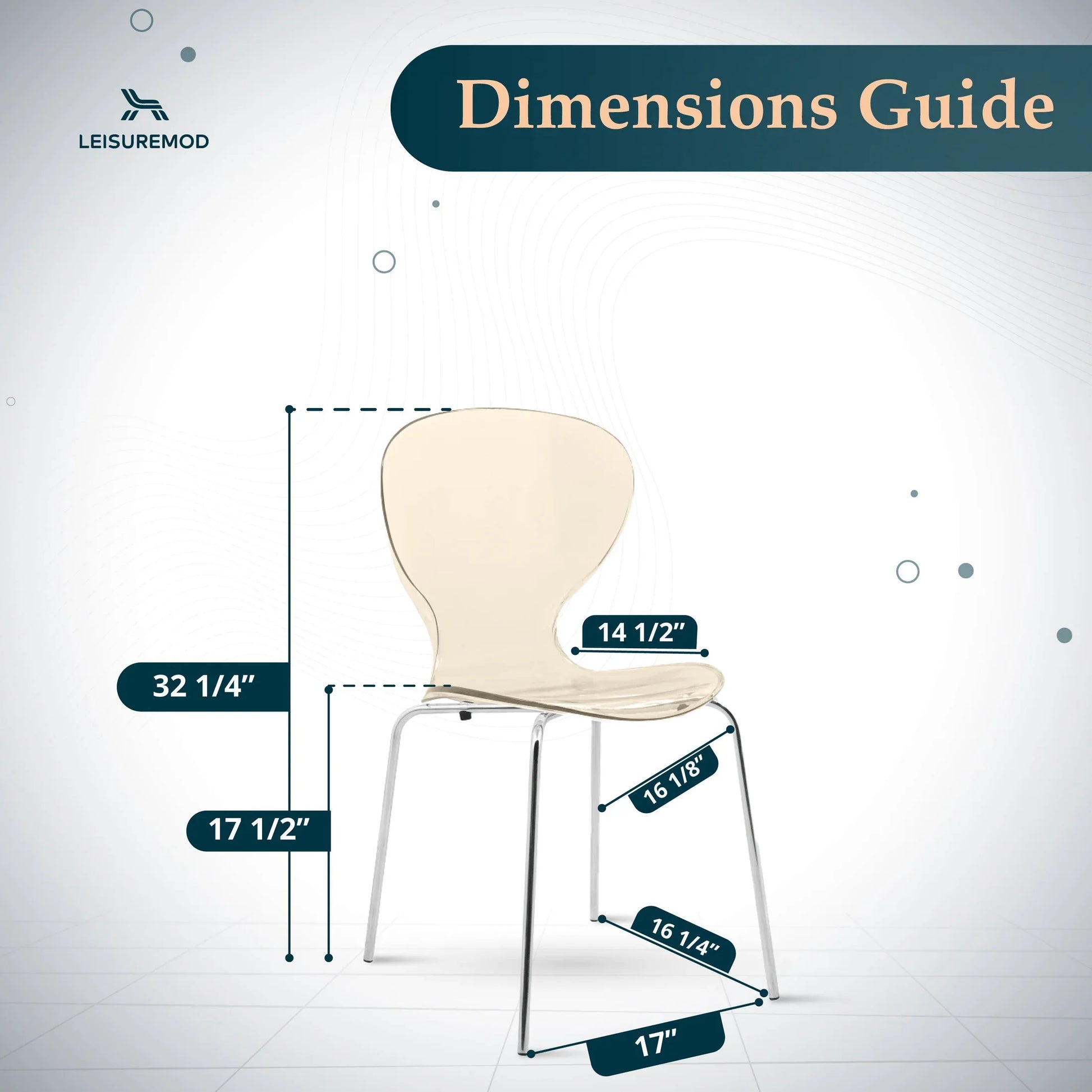 Oyster Modern Dining Side Chair with Chrome Legs - Elax Furniture