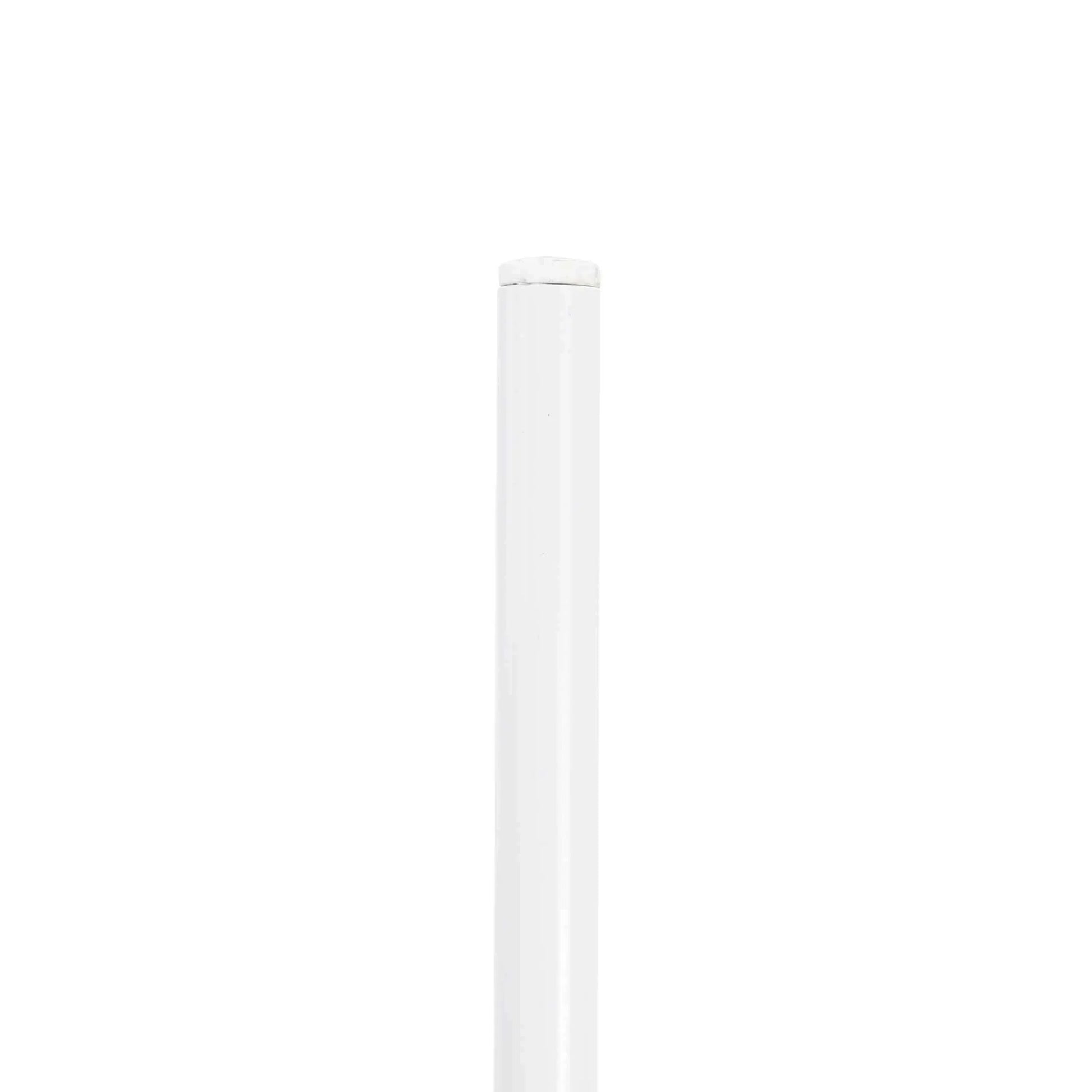 Oyster Modern Transparent Side Chart in White Base - Elax Furniture