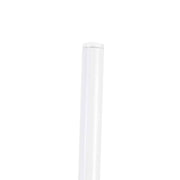 Oyster Modern Transparent Side Chart in White Base - Elax Furniture