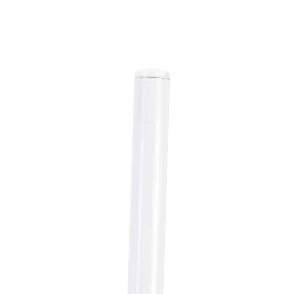 Oyster Modern Transparent Side Chart in White Base - Elax Furniture