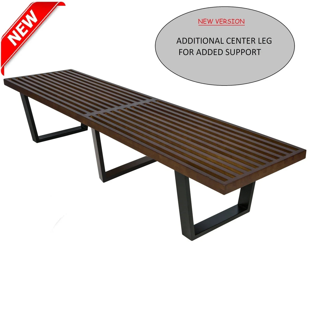 Mid-Century Inwood Platform Bench - Elax Furniture