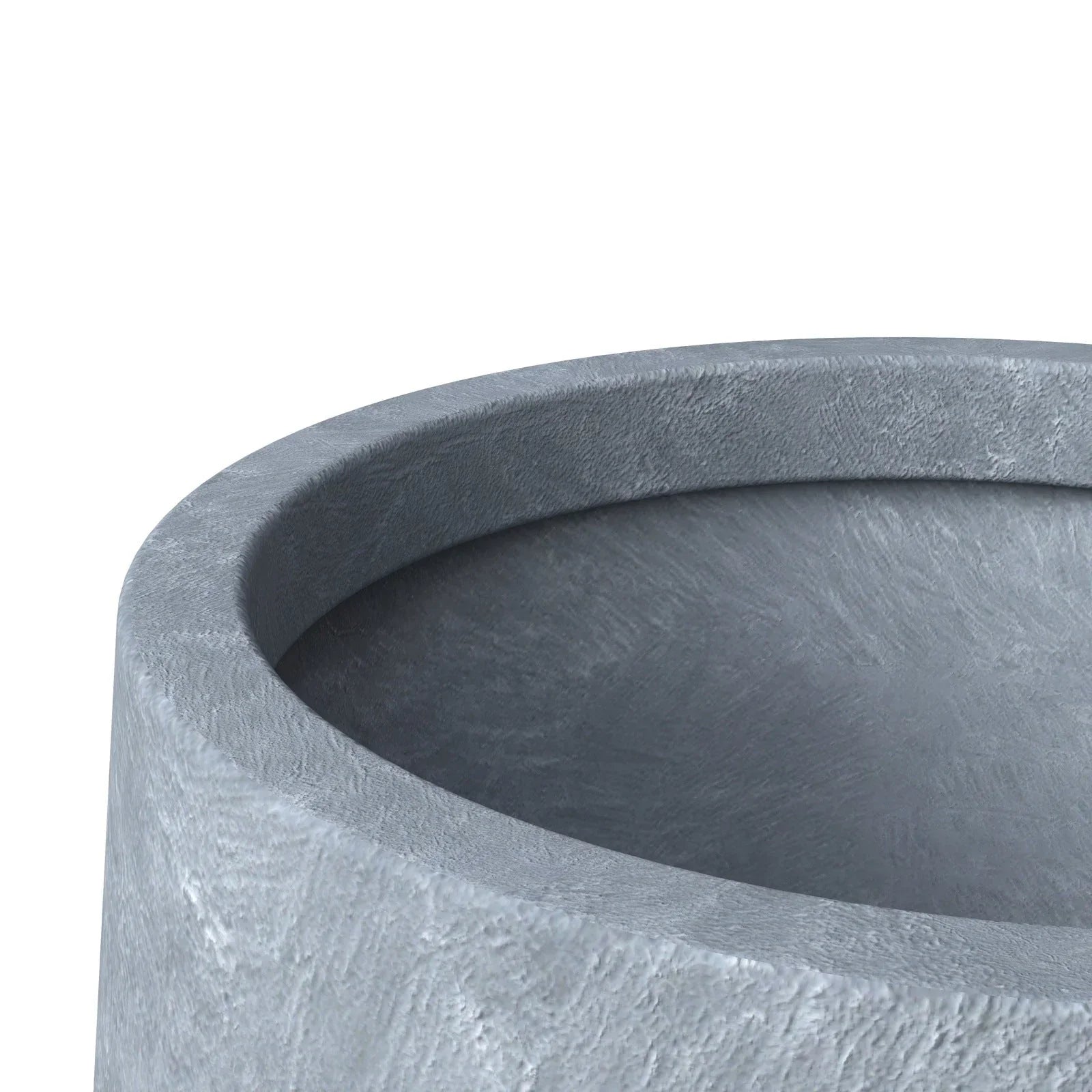 Orchid Modern Tapered Round Planter Pot in Fiberstone and Clay Weather Resistant Design - Elax Furniture