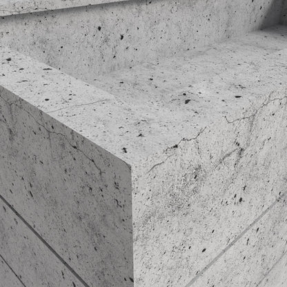 Oasis Rectangular Fiberstone and Clay Planter for Indoor and Outdoor with Drainage Holes - Elax Furniture