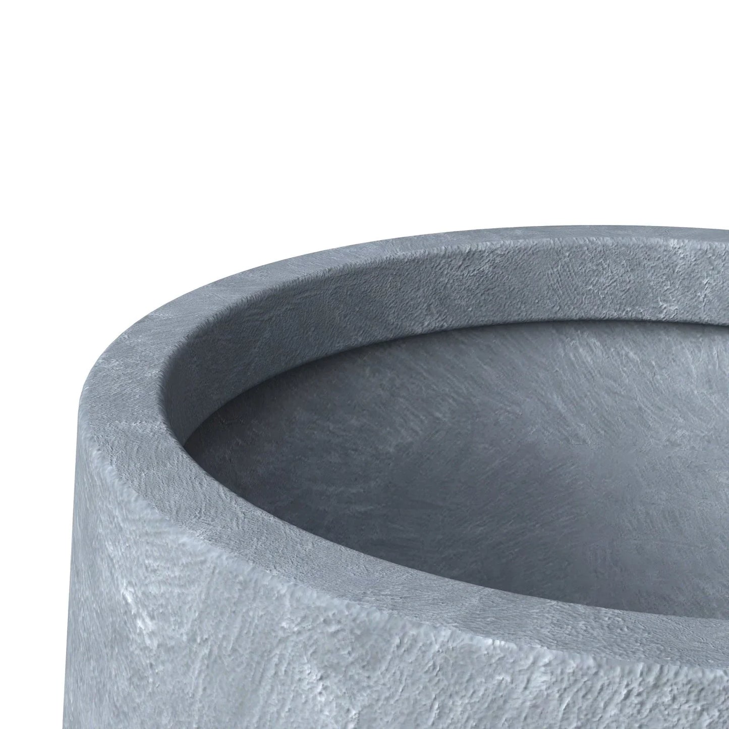 Orchid Modern Tapered Round Planter Pot in Fiberstone and Clay Weather Resistant Design - Elax Furniture