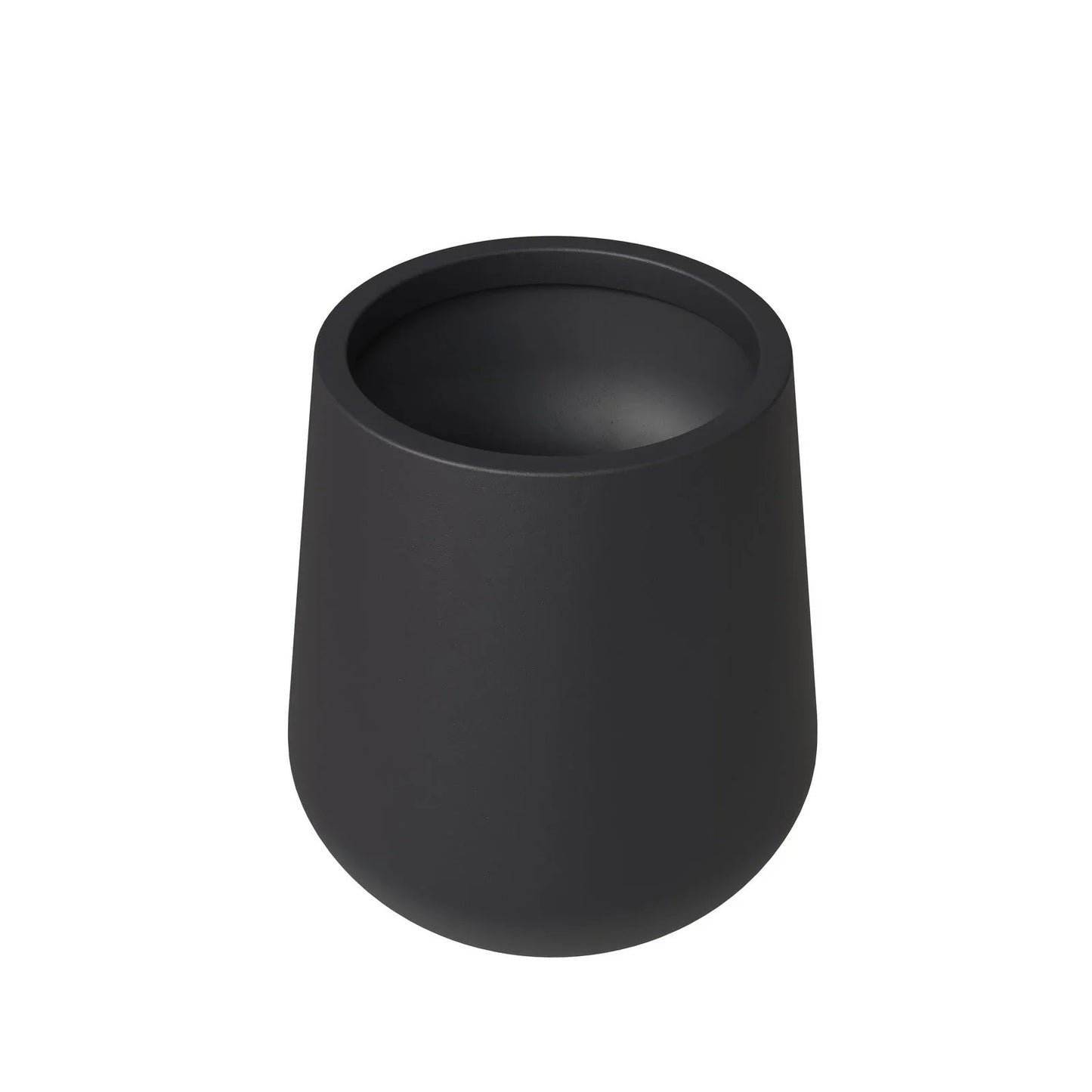 Orchid Modern Tapered Round Planter Pot in Fiberstone and Clay Weather Resistant Design - Elax Furniture
