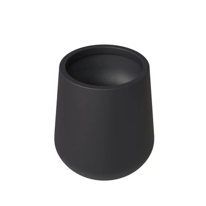 Orchid Modern Tapered Round Planter Pot in Fiberstone and Clay Weather Resistant Design - Elax Furniture