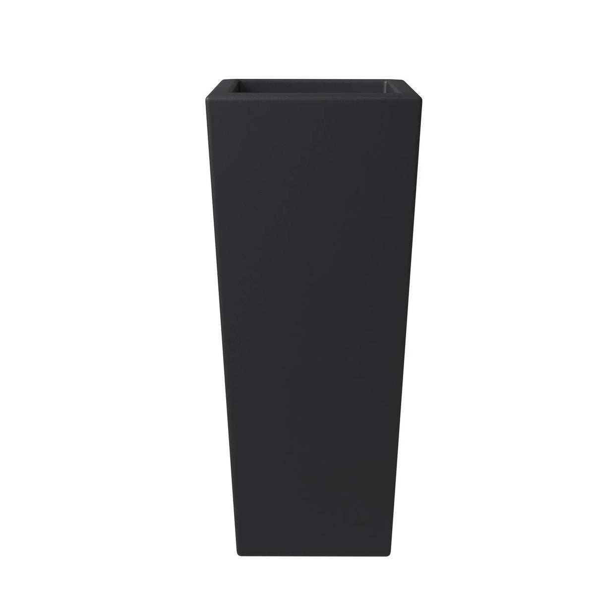 Orna Fiberstone and MgO Clay Weather-Resistant Tapered Square Planter for Home and Garden - Elax Furniture