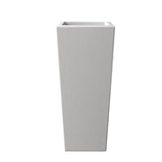 Orna Fiberstone and MgO Clay Weather-Resistant Tapered Square Planter for Home and Garden - Elax Furniture