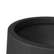 Orchid Modern Tapered Round Planter Pot in Fiberstone and Clay Weather Resistant Design - Elax Furniture