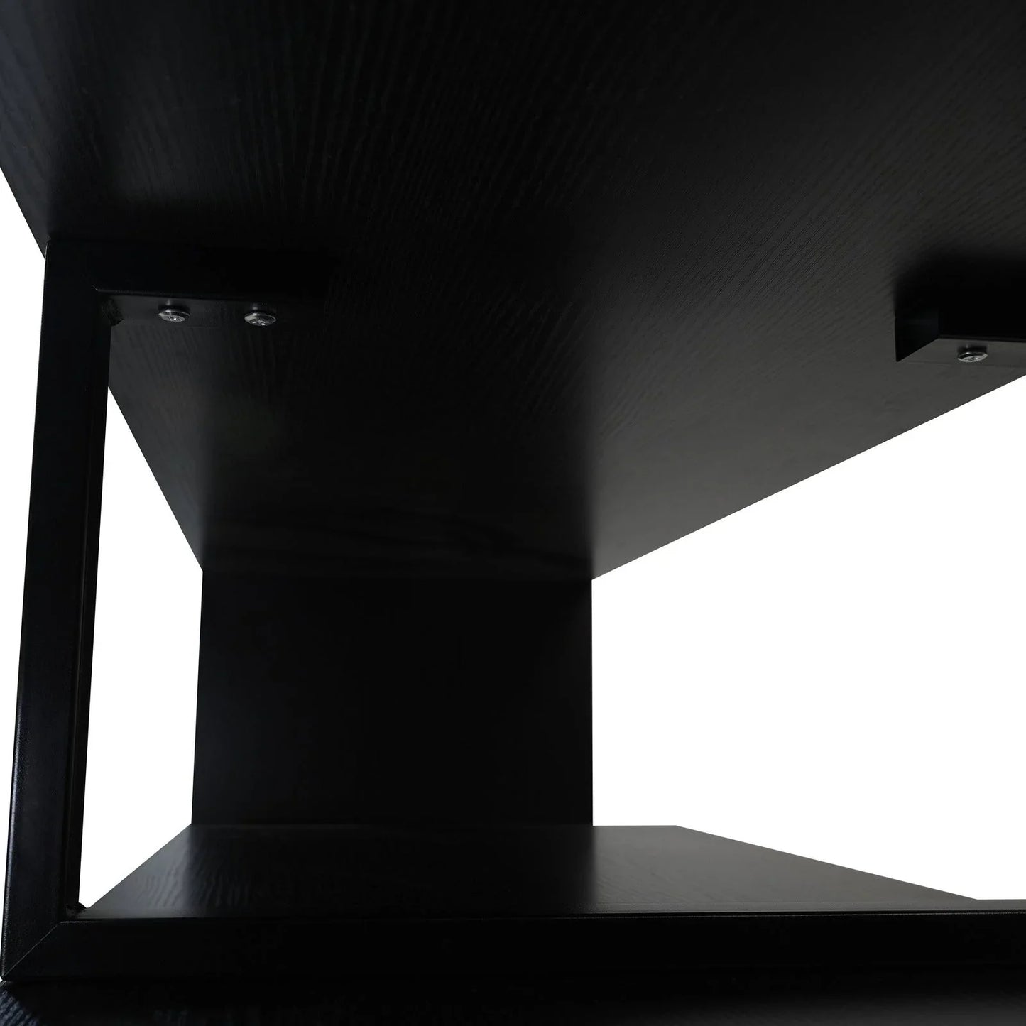 Orford Mid-Century Modern TV Stand with MDF Shelves and Powder Coated Iron Legs for Living Room - Elax Furniture