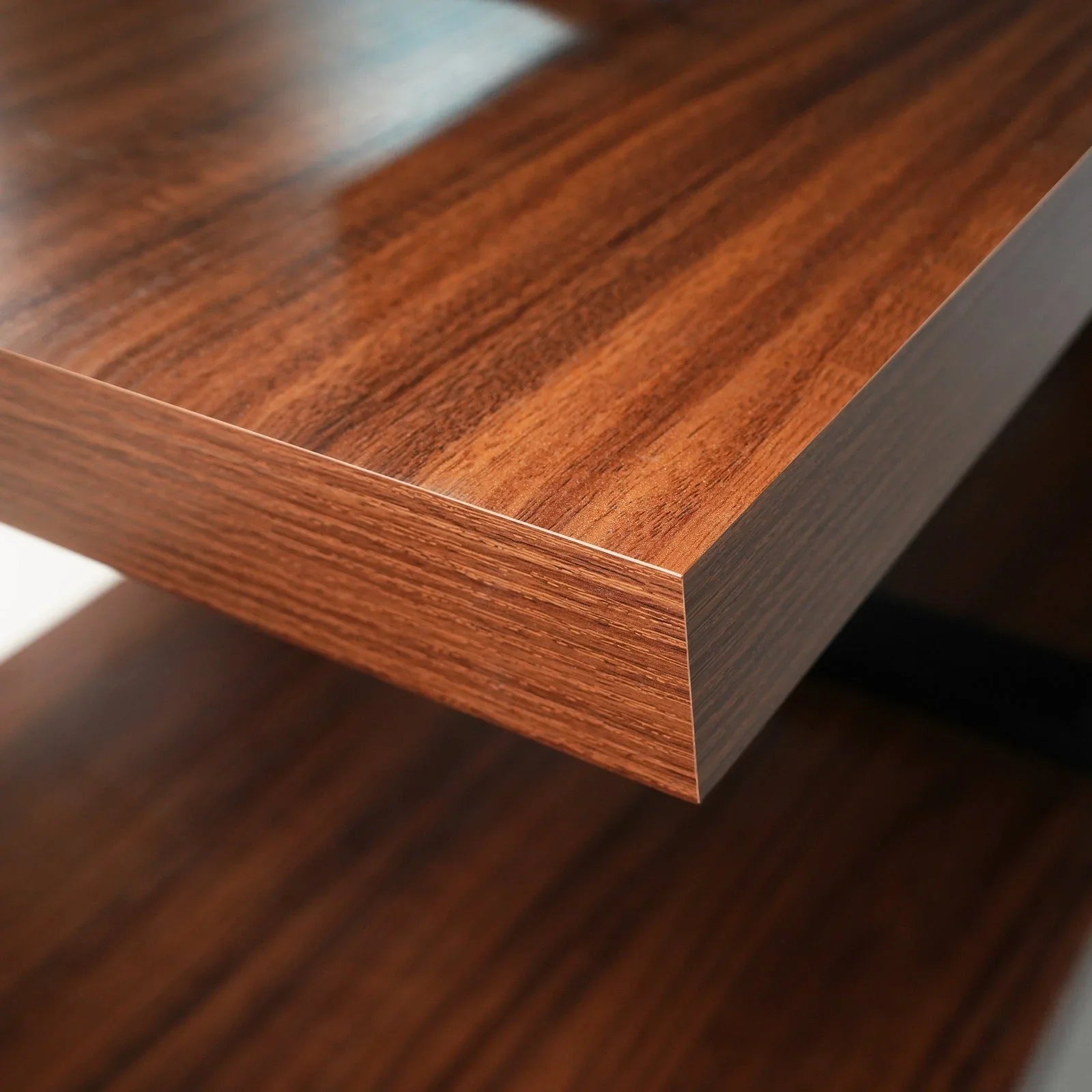 Orford Mid-Century Modern TV Stand with MDF Shelves and Powder Coated Iron Legs for Living Room - Elax Furniture