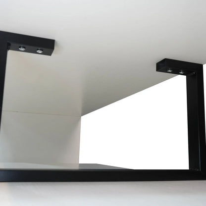 Orford Mid-Century Modern TV Stand with MDF Shelves and Powder Coated Iron Legs for Living Room - Elax Furniture