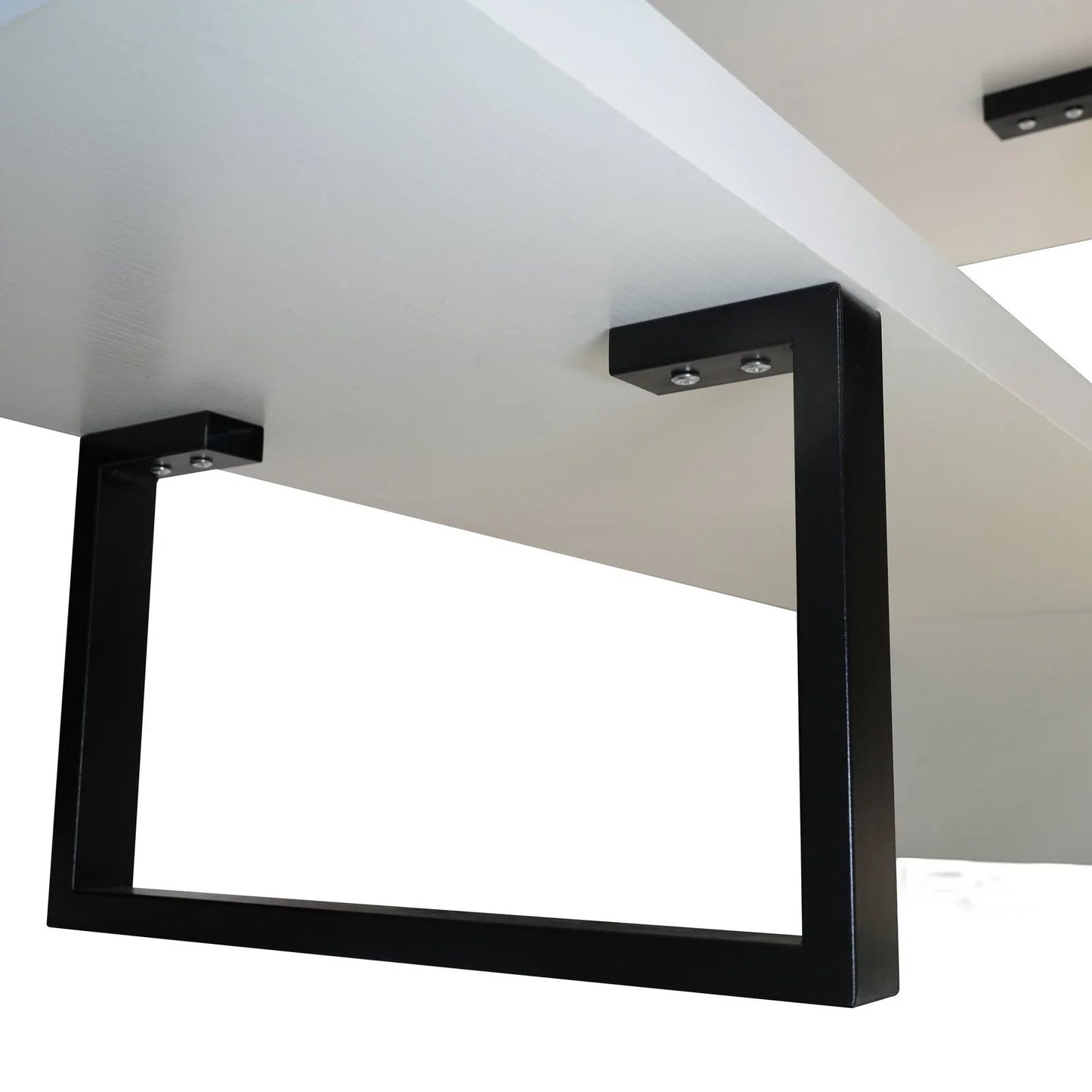 Orford Mid-Century Modern TV Stand with MDF Shelves and Powder Coated Iron Legs for Living Room - Elax Furniture