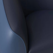 Opula Single-Seater Leather Sofa Accent Armchair with Stainless Steel Legs - Elax Furniture